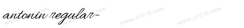 antonin regular字体转换 antonin regular字体转换